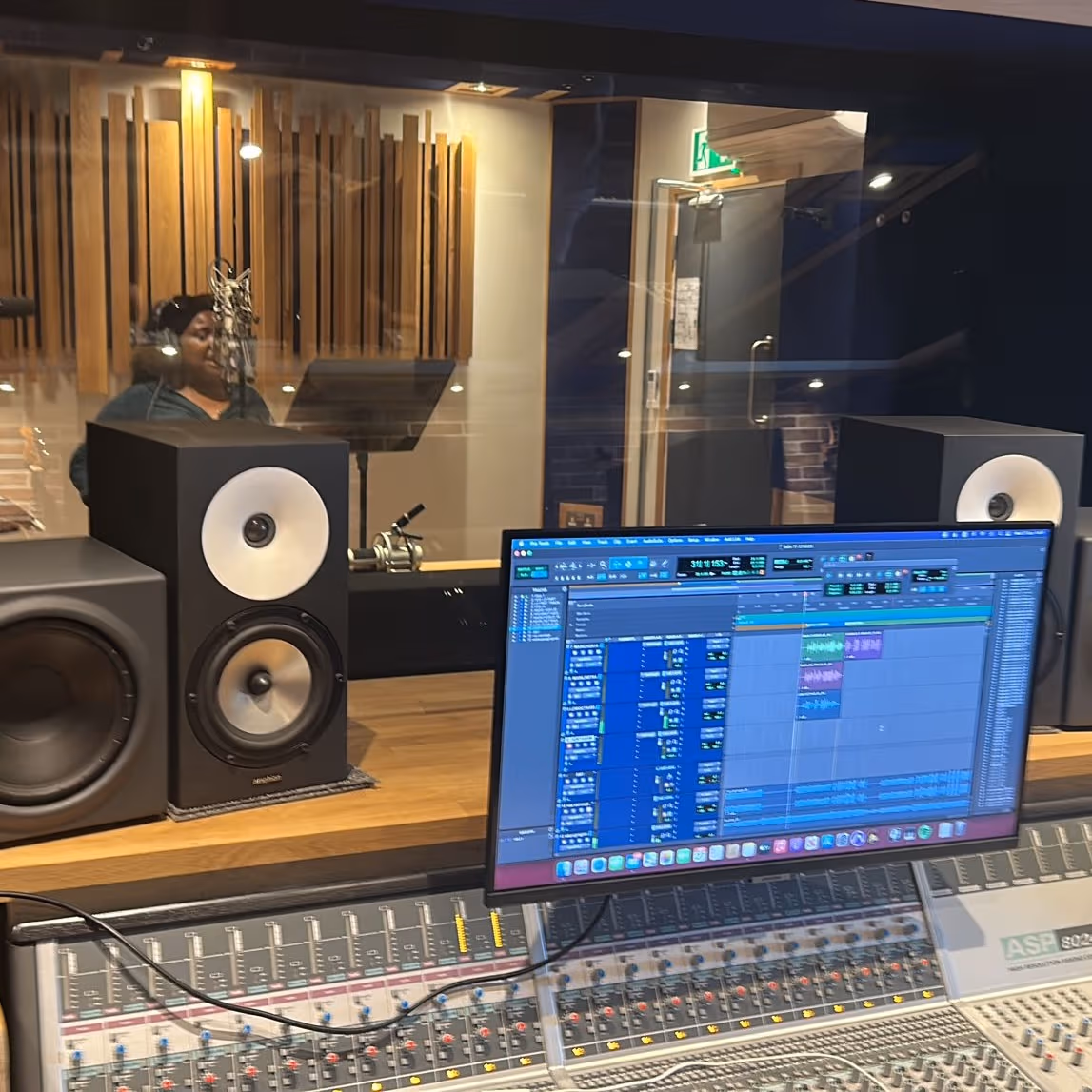 Angie Brown’s AI voice was used to make a demo – now she’s in the studio for real