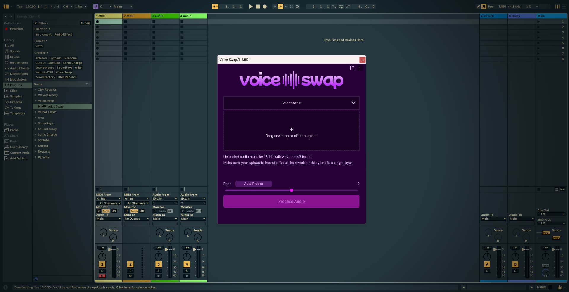 Voice-Swap VST plugin background image